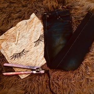 Girl’s Jeans and Eyelash Tee Shirt